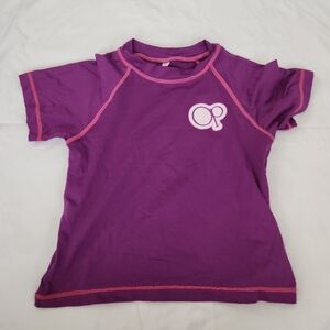 OP girls size 4-5 purple water shirt #KK2